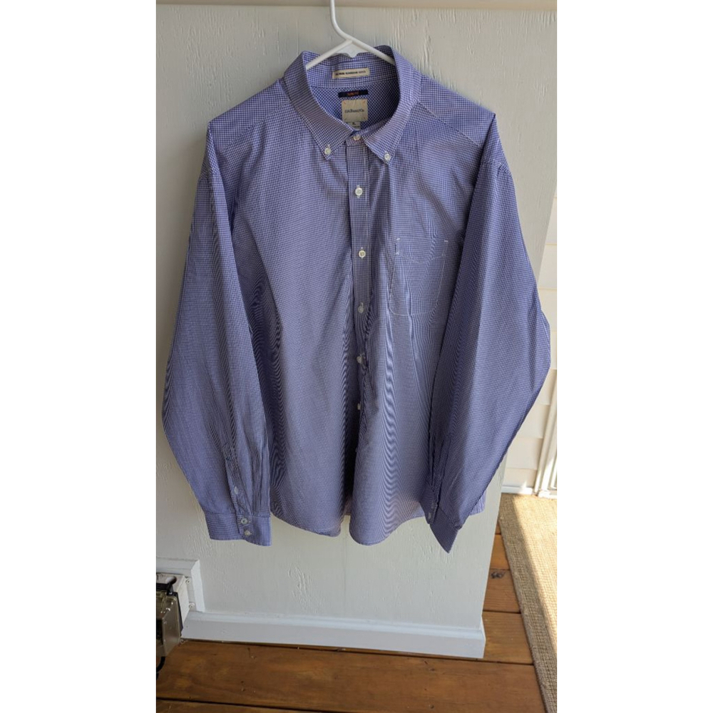Men's G.H. Bass & Co. Gingham Casual Button Down Shirt XL
